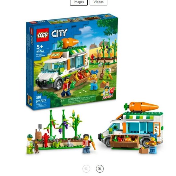 LEGO City Farmers Market Van 60345 Building Set Food Truck Farm Van Vegetables R - Picture 12 of 14